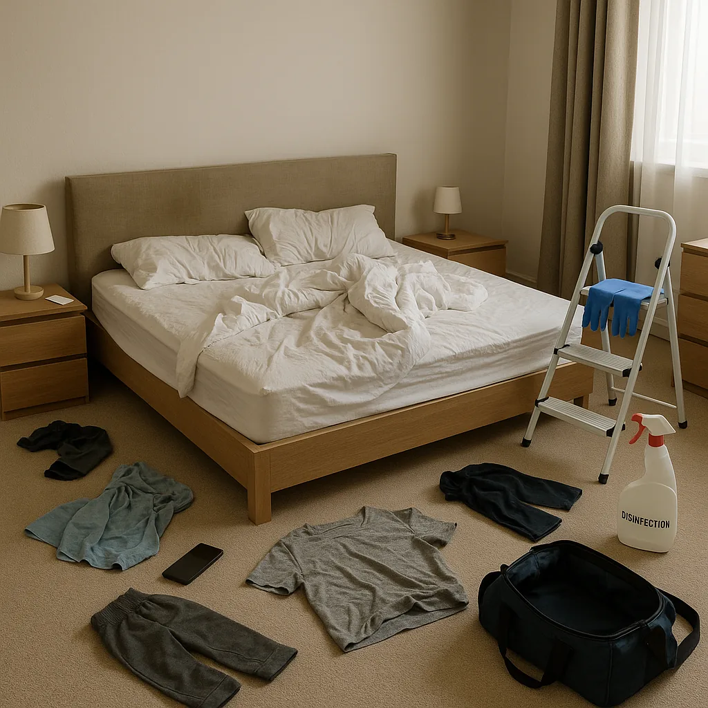 Avant — Désinfection gale - Logement individuel